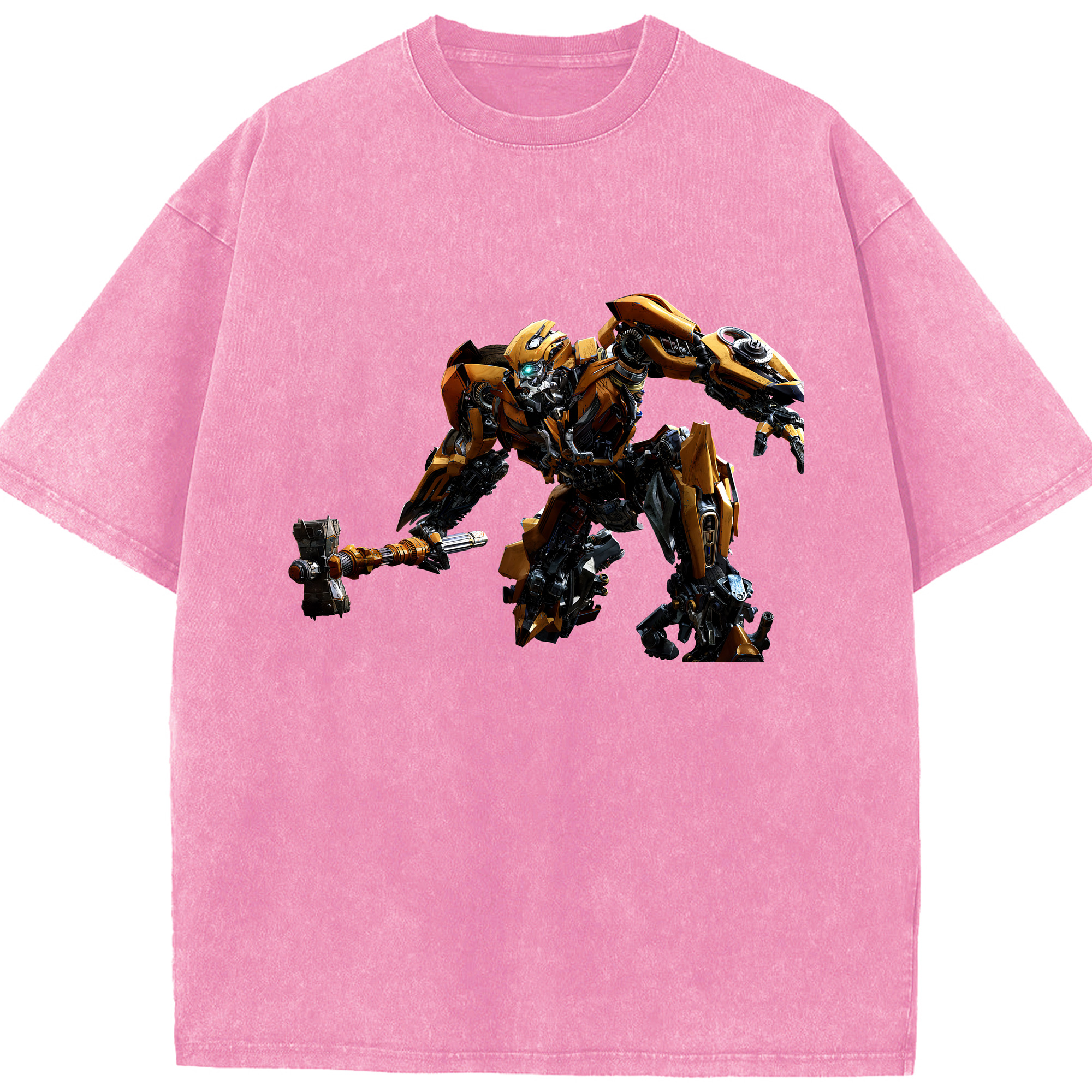 （画像用） Transformers トランスフォーマー 綿100% ヴィンテージ風 半袖Tシャツ（フロントプリント）